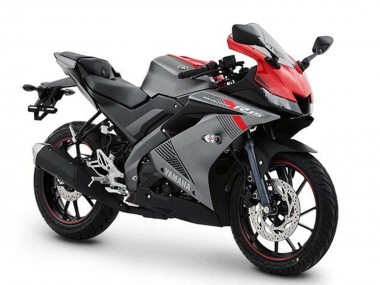 2018-2024 Yamaha YZF R15 Motorcycle Fairings - Matte Grey Red Canada