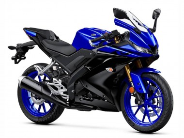 2018-2024 Yamaha YZF R15 Motorcycle Fairings - Blue Matte Black Canada