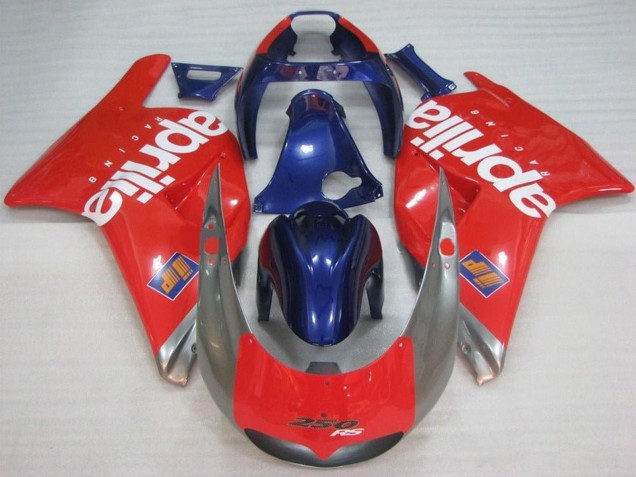 1995-1997 Aprilia RS250 Motorcycle Fairings - Red Silver Blue White Canada