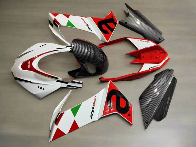 2020-2024 Aprilia RS660 Motorcycle Fairings - White Red Black Carbon Fiber Green Canada