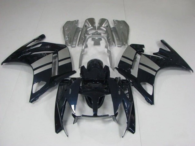 2013-2015 Yamaha FJR1300 Motorcycle Fairings - Glossy Black Silver Canada