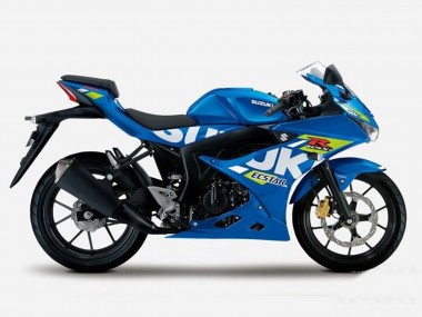 2017-2025 Suzuki GSXR125 Motorcycle Fairings - Blue Yellow Ecstar Canada