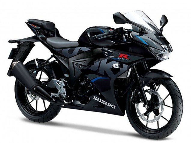 2017-2025 Suzuki GSXR125 Motorcycle Fairings - Black Blue Canada