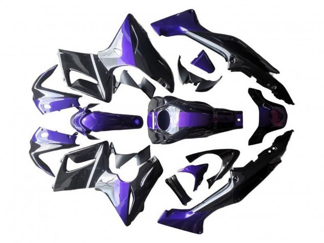 2002-2006 Honda CBR125R Motorcycle Fairings - Silver Purple Glossy Black Canada