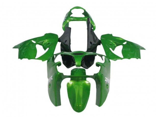 2002-2003 Kawasaki ZX9R Motorcycle Fairings - Green Black Canada