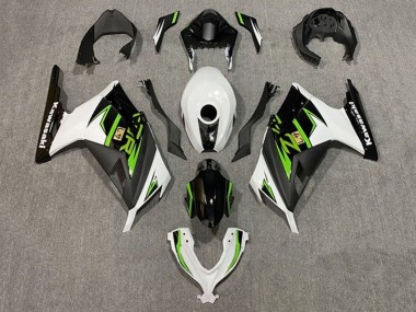 2013-2024 Kawasaki EX300 Motorcycle Fairings - White Green Black Canada