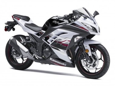 2013-2024 Kawasaki EX300 Motorcycle Fairings - White Black Red Accents Canada