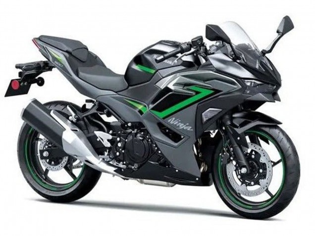 2024-2026 Kawasaki Ninja 500 EX500R Motorcycle Fairings - Black Grey Green Canada