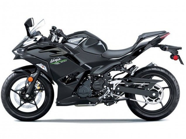 2024-2026 Kawasaki Ninja 500 EX500R Motorcycle Fairings - Glossy Black Canada