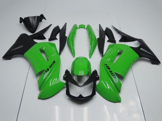2006-2008 Kawasaki Ninja 650 EX650 Motorcycle Fairings - Green Black Canada