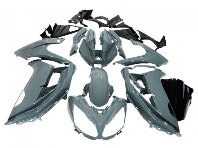 2012-2016 Kawasaki Ninja 650 EX650 Motorcycle Fairings - Grey Canada