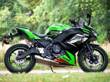 2020-2025 Kawasaki Ninja 650 EX650 Motorcycle Fairings - Green Black Red Honeycomb Canada