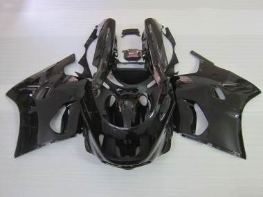 1990-1992 Kawasaki ZZR1100 Motorcycle Fairings - Glossy Black Canada