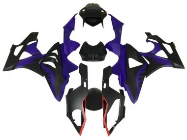 2009-2014 BMW S1000RR Motorcycle Fairings - Purple Red Matte Black Canada