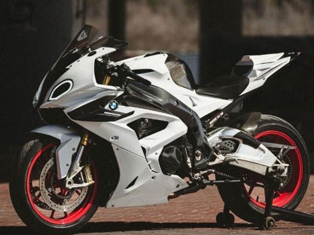 2015-2016 BMW S1000RR Motorcycle Fairings - Blue Purple Faux Forged Carbon Fiber Canada