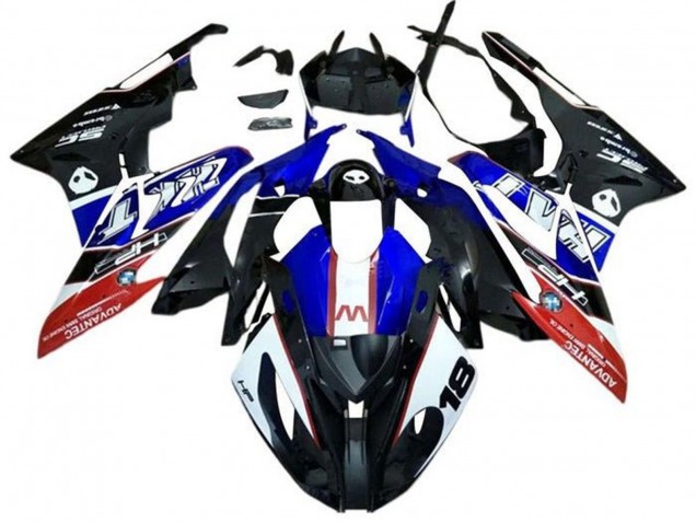 2015-2016 BMW S1000RR Motorcycle Fairings - White Red Blue Black Canada