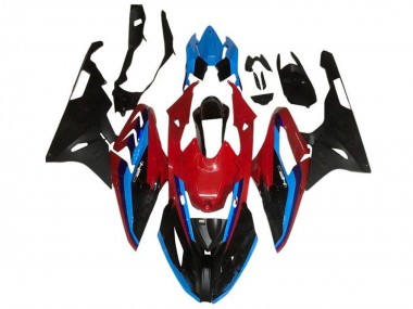 2015-2016 BMW S1000RR Motorcycle Fairings - Red Blue Black Stripe Canada