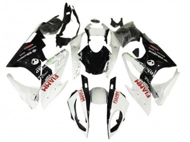 2015-2016 BMW S1000RR Motorcycle Fairings - Pearl White Black Fiamm Canada