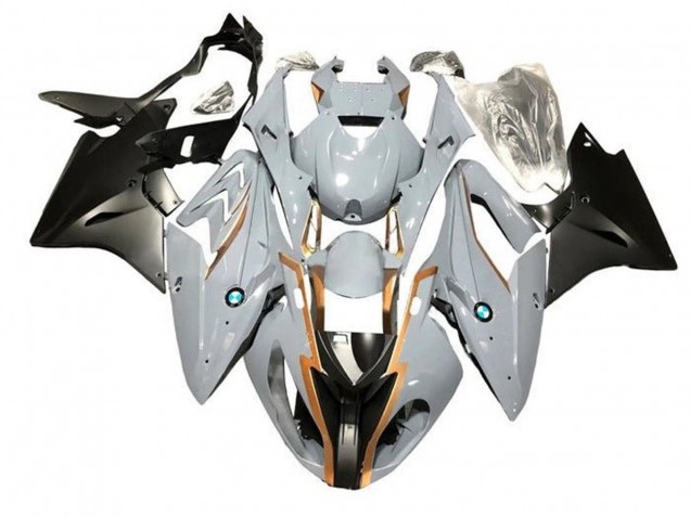 2015-2016 BMW S1000RR Motorcycle Fairings - Nardo Grey Gold Matte Black Canada