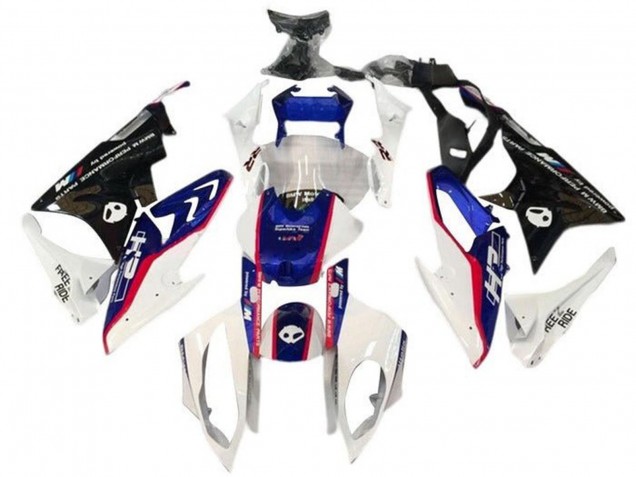 2017-2018 BMW S1000RR Motorcycle Fairing Kits - White Blue Red Glossy Black Canada