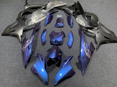 2019-2022 BMW S1000RR Motorcycle Fairings - Blue Matte Black Canada
