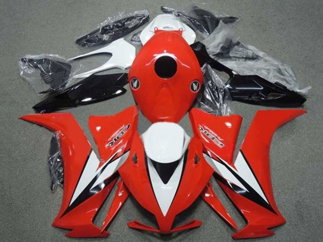 2012-2016 Honda CBR1000RR Motorcycle Fairings - White Red Glossy Black Stripe Canada