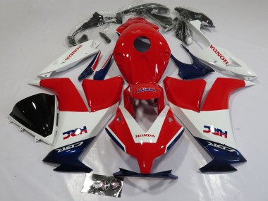 2012-2016 Honda CBR1000RR Motorcycle Fairings - White Red Dark Blue HRC Canada