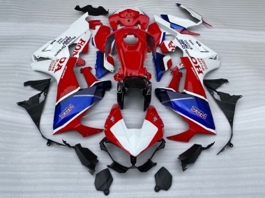 2017-2023 Honda CBR1000RR Motorcycle Fairings - White Red Blue HRC Canada