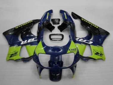 1994-1995 Honda CBR900RR 893 Motorcycle Fairings - Blue Green Glossy Black Canada