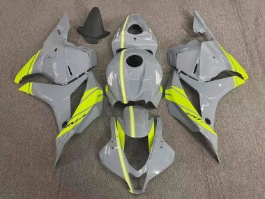2007-2008 Honda CBR600RR Motorcycle Fairings - Nardo Grey Neon Yellow Canada
