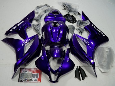 2007-2008 Honda CBR600RR Bike Fairings - Blue Glossy Black Canada