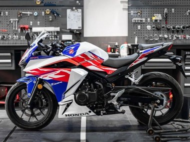 2022 Honda CBR400R Motorcycle Fairings - White Red Blue Canada