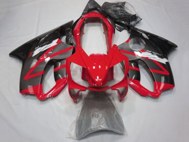 2004-2007 Honda CBR600 F4i Motorcycle Fairings - Red Grey Glossy Black Canada