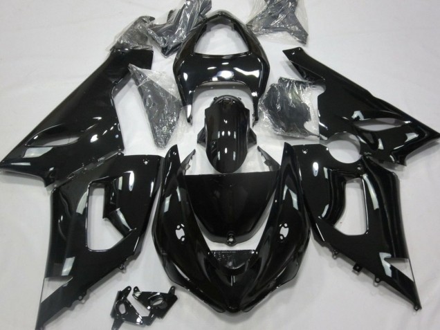 2005-2006 Kawasaki ZX6R Motorcycle Fairings - Glossy Black Canada