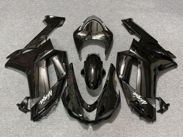 2007-2008 Kawasaki ZX6R Motorcycle Fairings - Black Canada