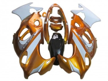 2004-2006 Suzuki GSX600F/GSX750F Motorcycle Fairings - Orange White Canada
