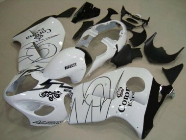 1996-2007 Suzuki GSXR 1300 Hayabusa Motorcycle Fairings - White Black Corona Tribal Canada