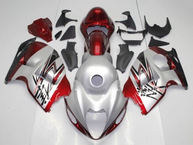 1996-2007 Suzuki GSXR 1300 Hayabusa Motorcycle Fairings - Silver Candy Red Black Canada