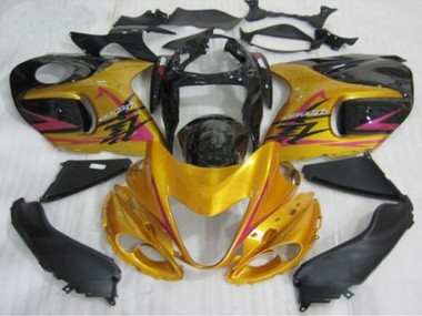 1996-2007 Suzuki GSXR 1300 Hayabusa Motorcycle Fairings - Gold Black Pink Canada