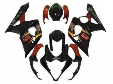 2005-2006 Suzuki GSXR 1000 Motorcycle Fairings - Black Red Yellow Grey Canada