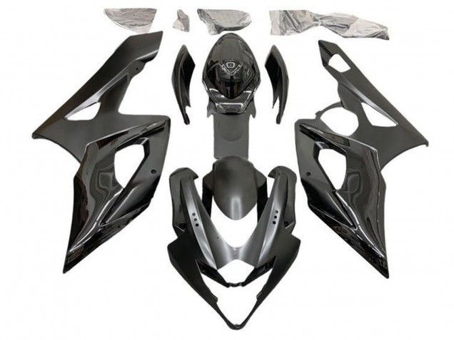 2005-2006 Suzuki GSXR 1000 Motorcycle Fairings - Glossy Black Half Matte Black Canada