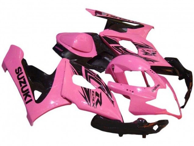 2005-2006 Suzuki GSXR 1000 Motorcycle Fairings - Pink Black Canada