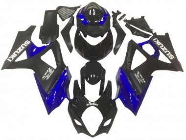 2007-2008 Suzuki GSXR 1000 Motorcycle Fairings - Glossy Black Matte Black Blue Grey Canada
