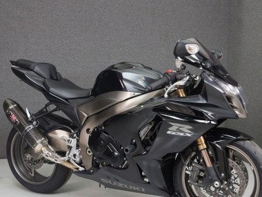 2009-2016 Suzuki GSXR 1000 Motorcycle Fairings - Black Matte Black Matte Silver Canada