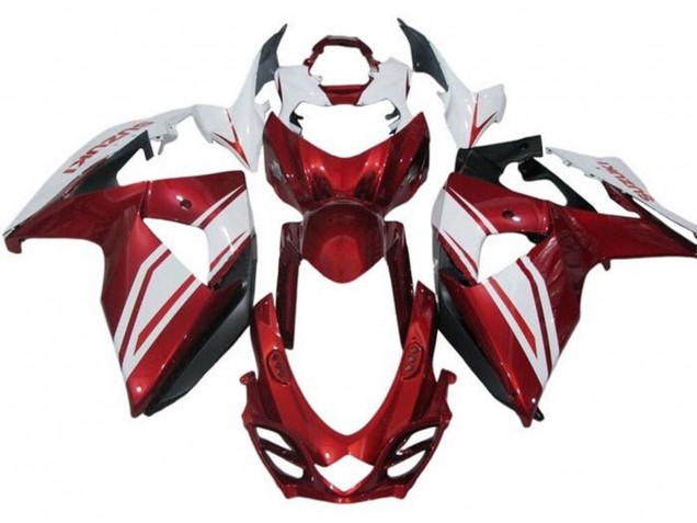 2009-2016 Suzuki GSXR 1000 Motorcycle Fairings - White Red Canada