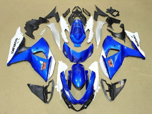 2009-2016 Suzuki GSXR 1000 Motorcycle Fairings - White Blue Red Canada