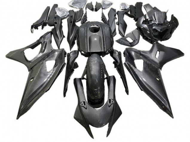 2021-2024 Yamaha YZF R7 Motorcycle Fairings - Faux Carbon Fiber Canada