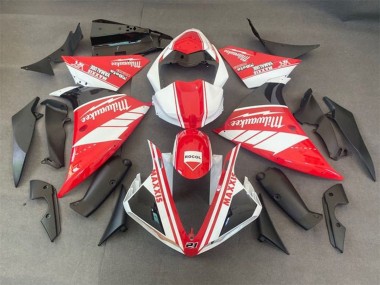 2009-2011 Yamaha YZF 1000 R1 Motorcycle Fairings - White Red Black Milwaukee Canada