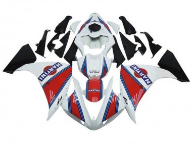 2009-2011 Yamaha YZF 1000 R1 Motorcycle Fairings - White Red Blue Black Martini Canada