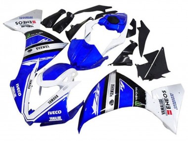 2012-2014 Yamaha YZF 1000 R1 Motorcycle Fairings - Blue White Black Green IVECO Yamalube Monster Canada